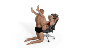 Folded Butterfly Sex Position