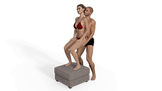 Raised Bodyguard Sex Position