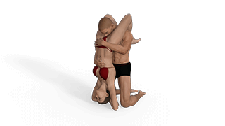 Kneeling Feedbag Sex Position