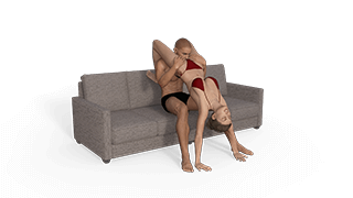 Her Aerial Oral Waterfall Sex Position