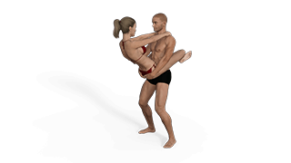 Wrapped Dancer Sex Position