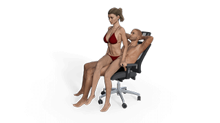 Twisted Lap Dance Sex Position