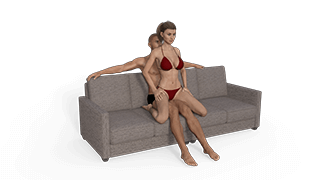 Kneeling Lap Dance Sex Position