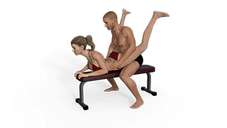 Sitting Wheelbarrow Sex Position