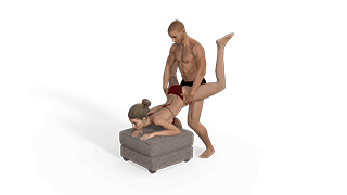 Supported Wheelbarrow Sex Position