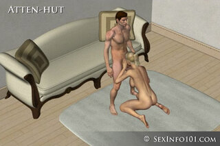 Stand &amp; Blow Sex Position